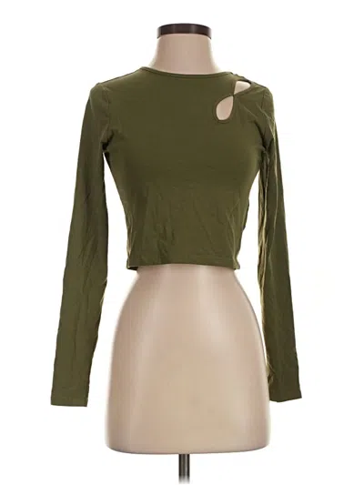 Pre-owned Cotton On Long Sleeve T-shirt In Green