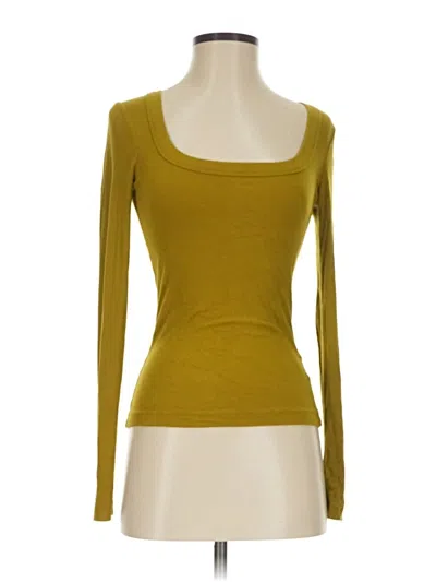 Pre-owned Cotton On Long Sleeve T-shirt In Yellow