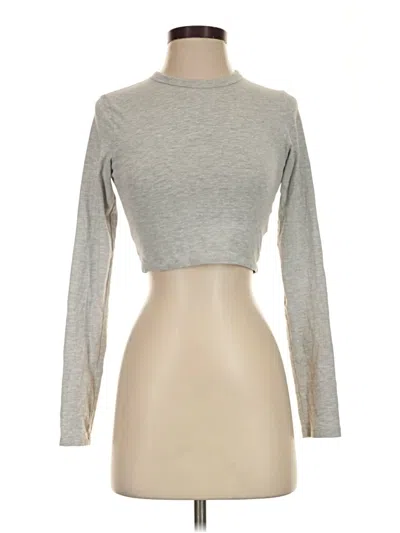 Pre-owned Cotton On Long Sleeve Turtleneck In Silver