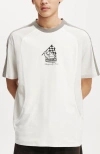 Cotton On Loose Fit Michelin T-shirt In Lcn Mic White Michelin -