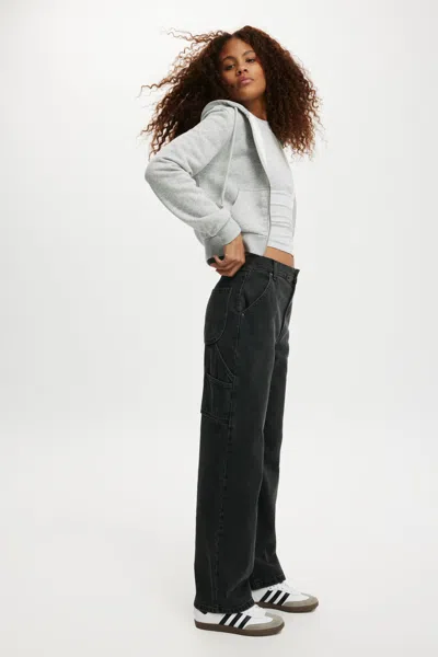 Cotton On Loose Straight Jean In Black