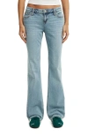 Cotton On Low Rise Bootcut Jean In Rush Blue