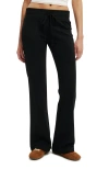 Cotton On Low Rise Bootleg Sweatpant In Black