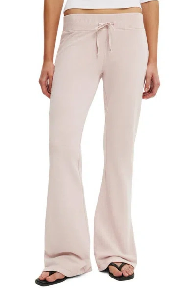 Cotton On Low Rise Bootleg Sweatpant In Pink
