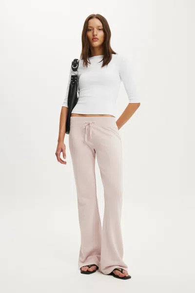 Cotton On Low Rise Bootleg Sweatpant In Washed Spellbound