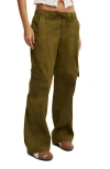 Cotton On Low Rise Cargo Pant In Brown