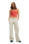 Cotton On Low Rise Cargo Pant In Brown