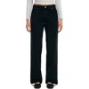 Cotton On Low Rise Straight Cord Pant In Blue