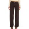 Cotton On Low Rise Straight Cord Pant In Brown