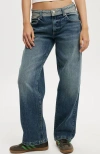 Cotton On Low Rise Straight Jean In Blue Duskreverse
