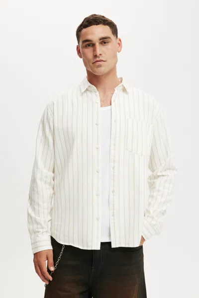 Cotton On Luca Long Sleeve Shirt In White