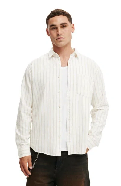 Cotton On Luca Long Sleeve Shirt In White