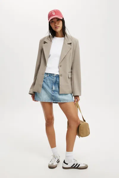 Cotton On Luis Blazer In Neutral