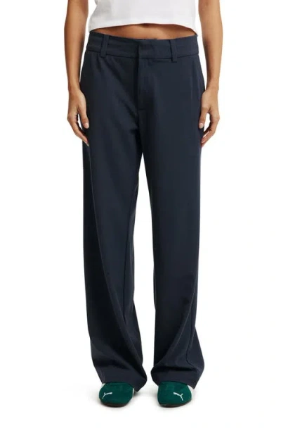 Cotton On Luis Suiting Pant In Ink Navy