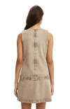 Cotton On Luisa Belted Denim Mini Dress