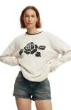 Cotton On Luxe Crew Sweater In Neutral