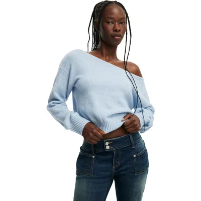 Cotton On Luxe Slouchy Knit In Blue