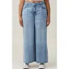 Cotton On Lyocell Super Wide Jean In Coast Blue