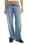 Cotton On Lyocell Wide Pant In Blue