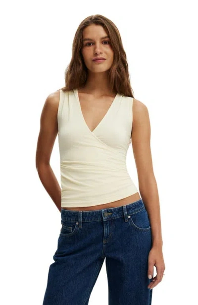 Cotton On Marlo Wrap Tank In White