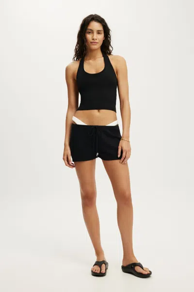 Cotton On Maya Knit Relaxed Short In Black