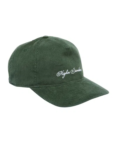 Cotton On Men's 5 Panel Hat In Pineneedle Green Cord,higher Standards