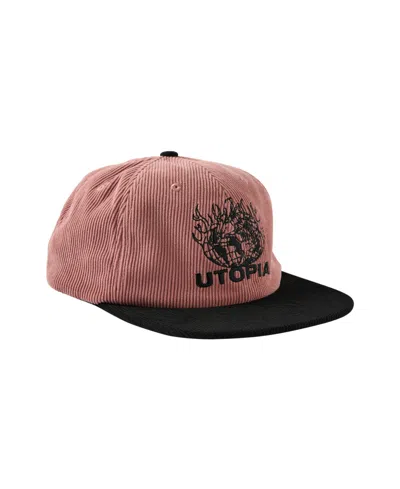 Cotton On Men's 6 Panel Ball Cap In Dusty Rose
