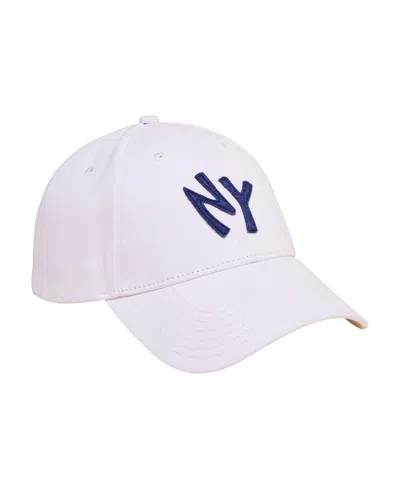 Cotton On Men's 6 Panel Ball Cap In White,ny