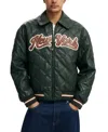 Cotton On Men's Applique Bomber Jacket In Green