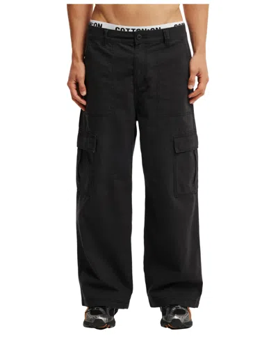 Cotton On Men's Axel Super Baggy Cargo Pants In Black