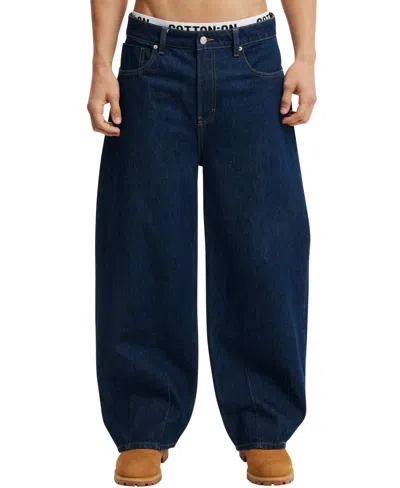 Cotton On Men's Baggy Balloon Jean In Apollo Blue