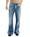 Cotton On Baggy Bootcut Jean In Buckin Blue