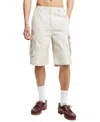 Cotton On Baggy Cargo Short In Stone Twill