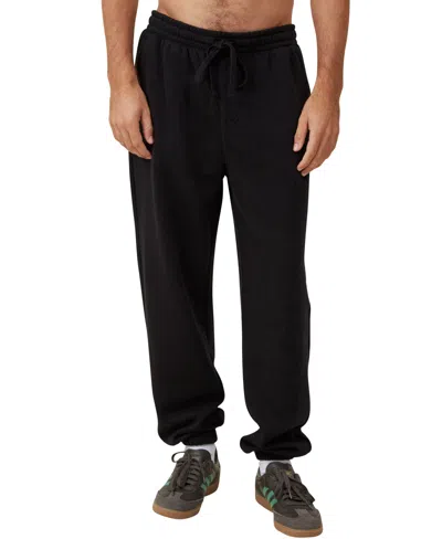 Cotton On Men's Baggy Cuffed Track Pant In Black