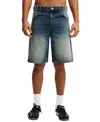 Cotton On Baggy Denim Short In Blue
