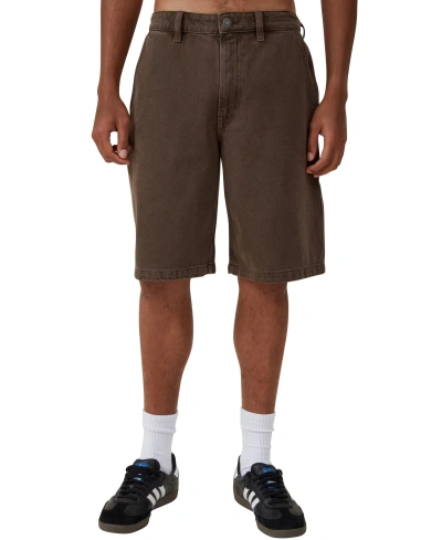 Cotton On Men's Baggy Denim Shorts In Chocolate
