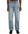 Cotton On Men's Baggy Jean In Cargo Rush Blue