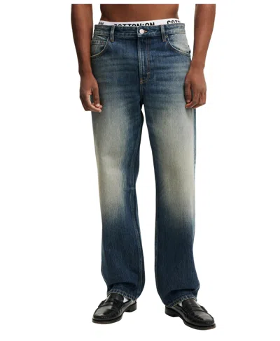 Cotton On Men's Baggy Jeans In Blue