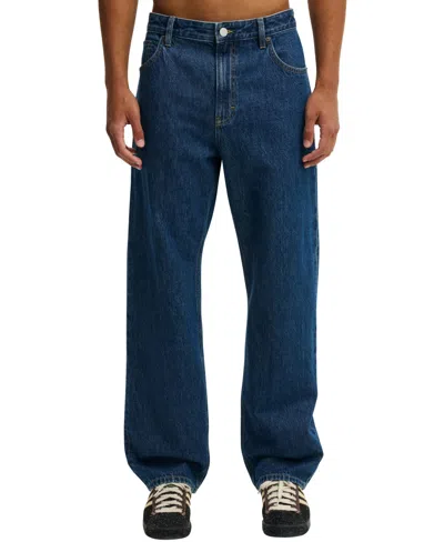 Cotton On Men's Baggy Jeans In Animal Print