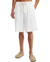 Cotton On Baggy Linen Short In White