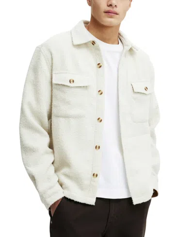 Cotton On Men's Beckley Overshirt In Cream