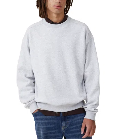 Cotton On Men's Box Fit Crew Sweater In Gray