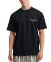 Cotton On Box Fit Easy T-shirt In Black,maiden Ensemble