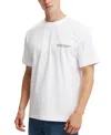 Cotton On Men's Box Fit Easy T-shirt In White,beckley Monochrome Curated