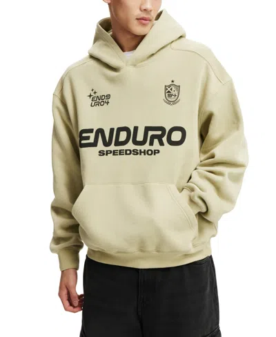 Cotton On Men's Box Fit Graphic Hoodie In Elm