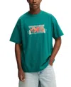 Cotton On Box Fit Graphic T-shirt In Green