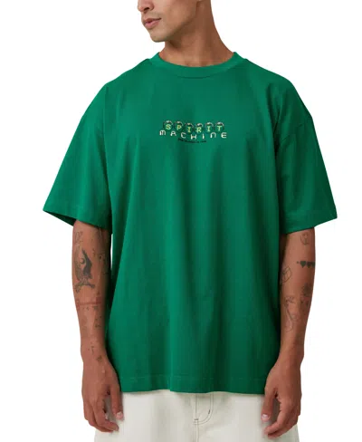 Cotton On Men's Box Fit Graphic T-shirt In Green