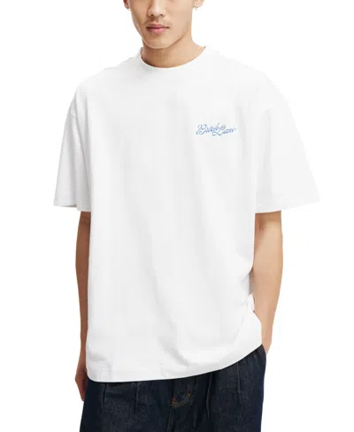 Cotton On Men's Box Fit Graphic T-shirt In White