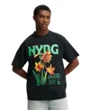 Cotton On Box Fit New York License T-shirt In Black