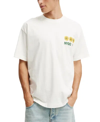 Cotton On New York Botanical Garden Box Fit T-shirt In White
